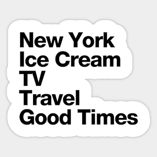 New York Sticker